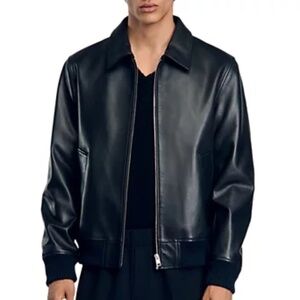 Thomas Leather Full Zip Jacket